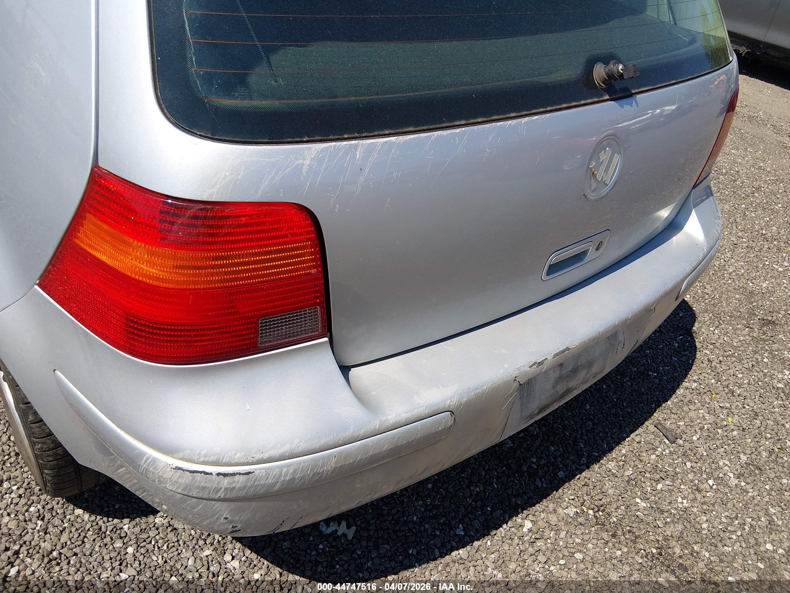 2003 Volkswagen Golf Gl 2.0l Silver vin: 9BWFK61J234073307