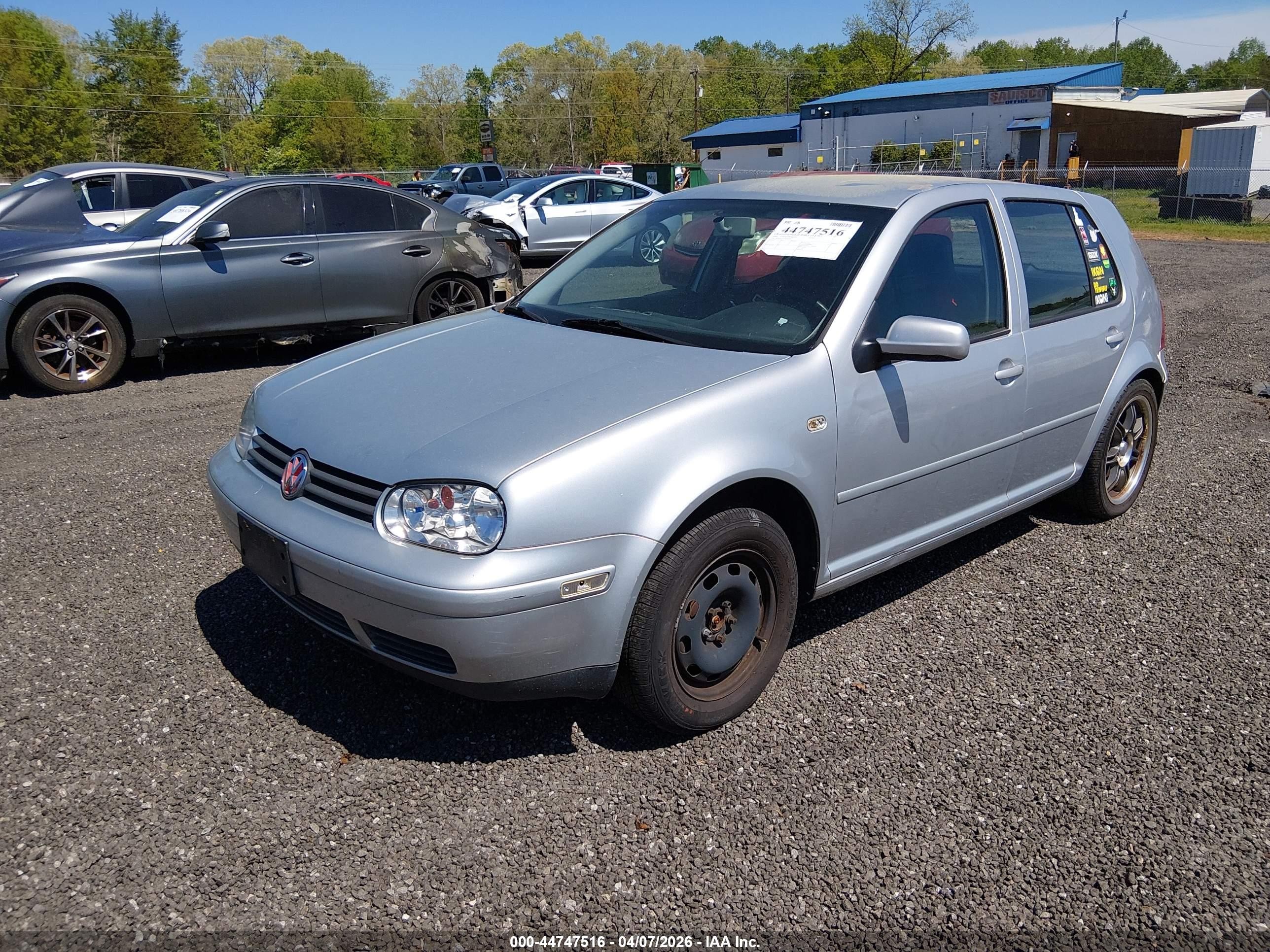 2003 Volkswagen Golf Gl 2.0l Silver vin: 9BWFK61J234073307