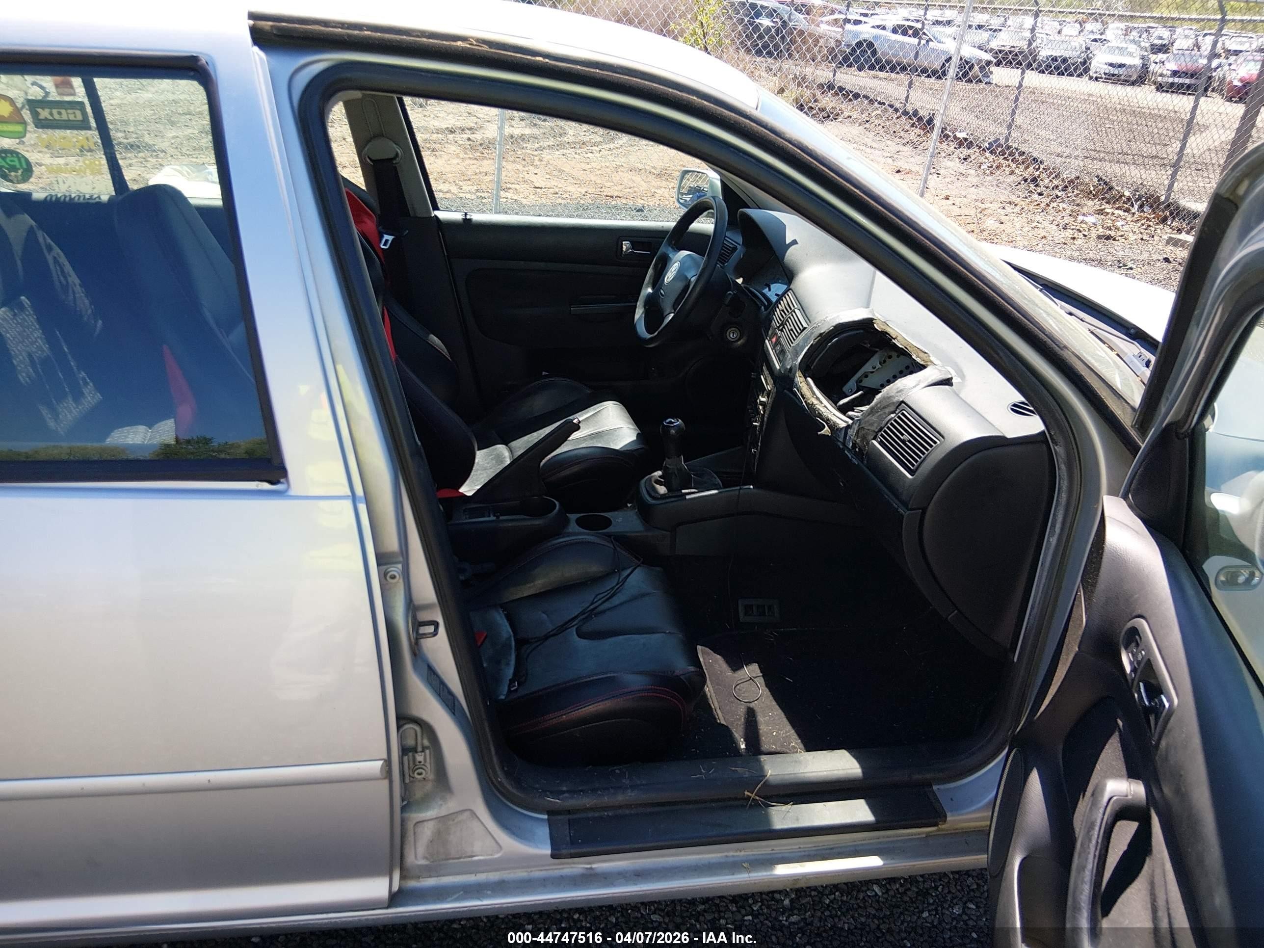 2003 Volkswagen Golf Gl 2.0l Silver vin: 9BWFK61J234073307