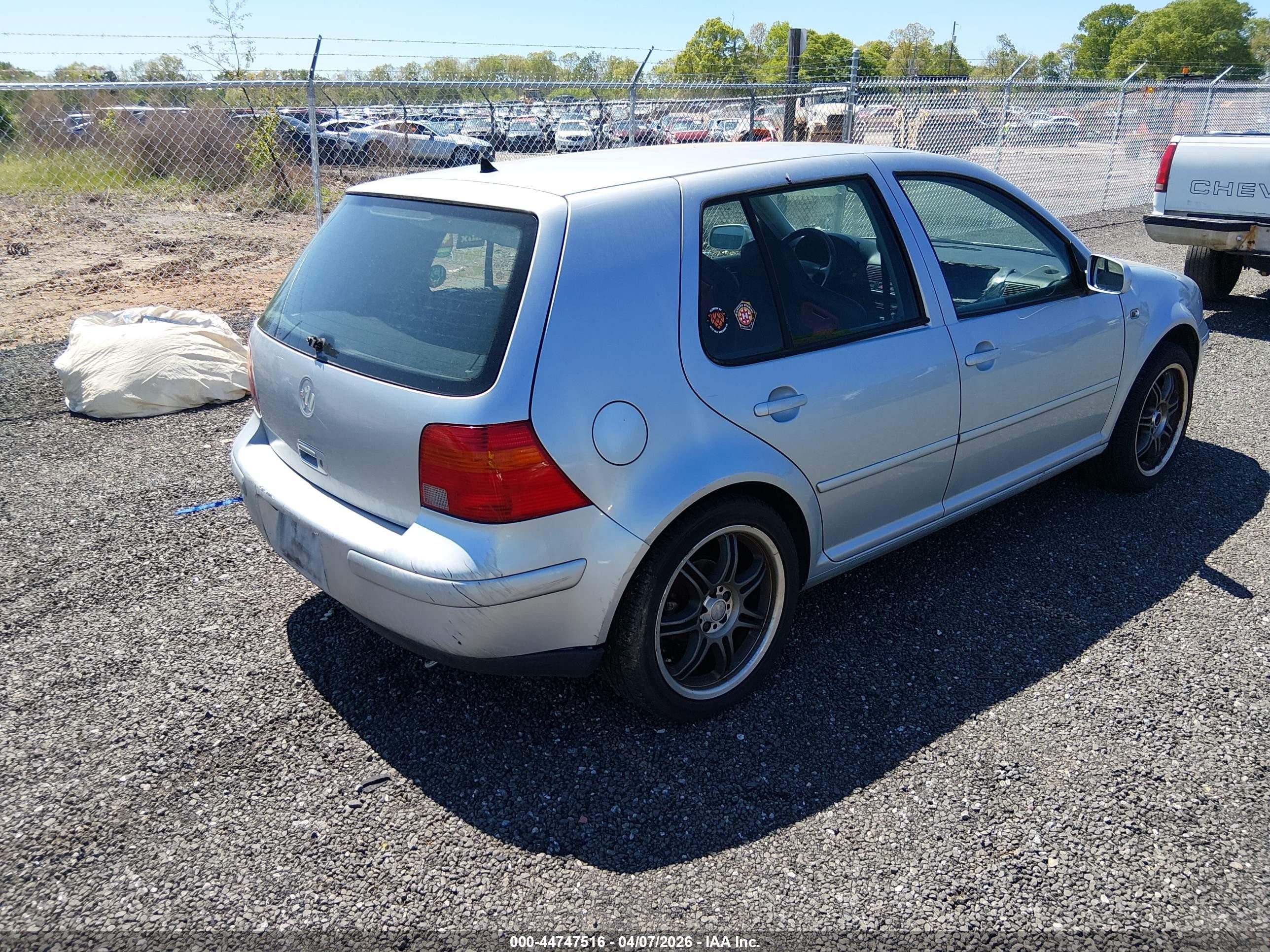 2003 Volkswagen Golf Gl 2.0l Silver vin: 9BWFK61J234073307