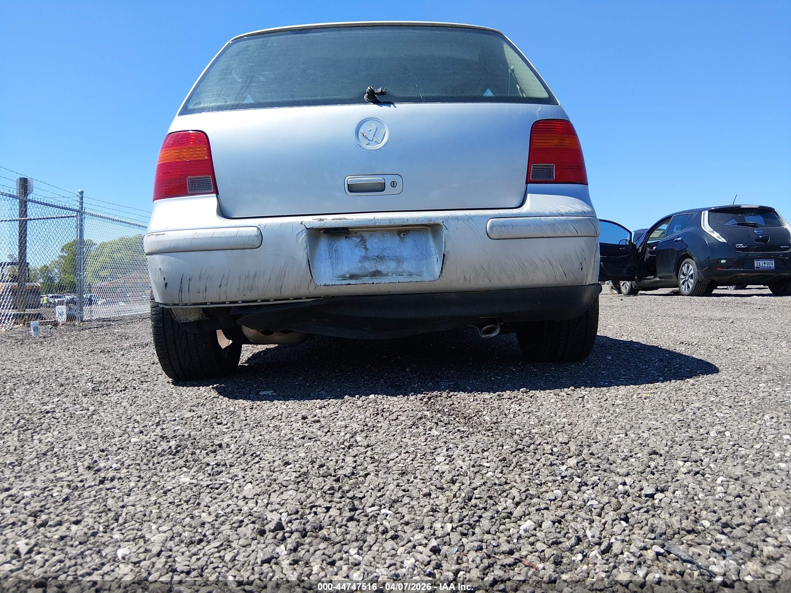 2003 Volkswagen Golf Gl 2.0l Silver vin: 9BWFK61J234073307
