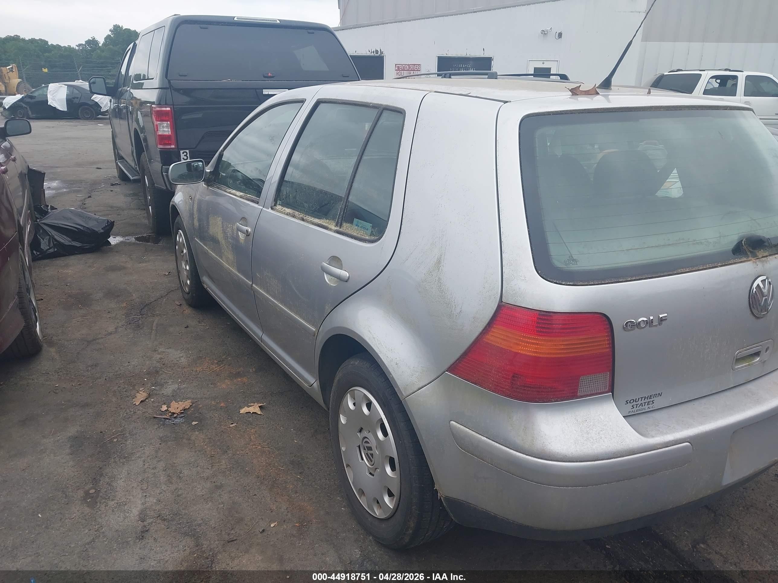 2003 Volkswagen Golf Gl 2.0l Silver vin: 9BWFK61J334061358
