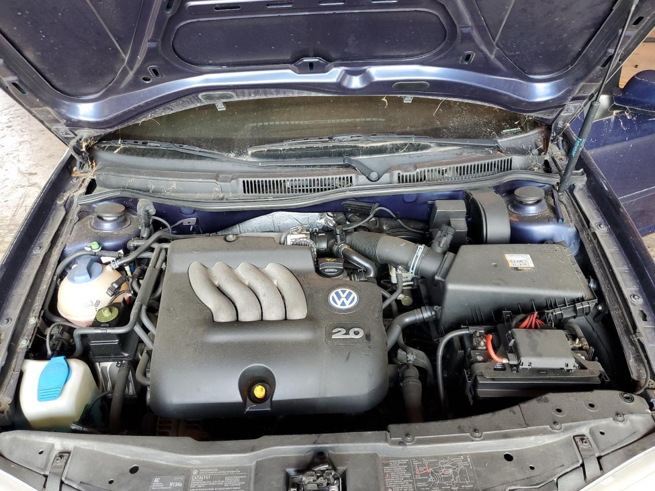 2003 Volkswagen Golf Gl Blue vin: 9BWFK61J534051219