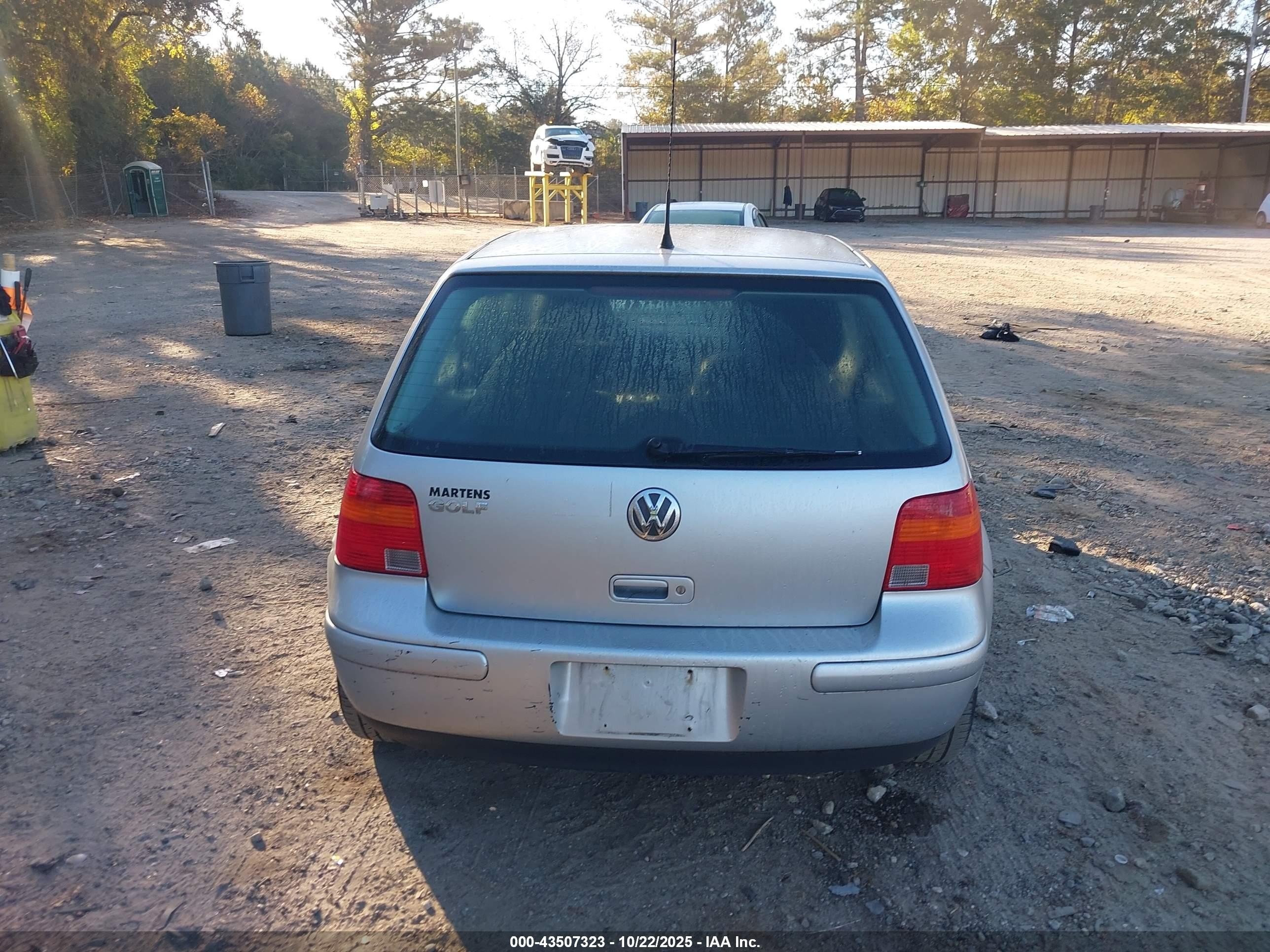 2003 Volkswagen Golf Gl 2.0l Silver vin: 9BWFK61J634008475