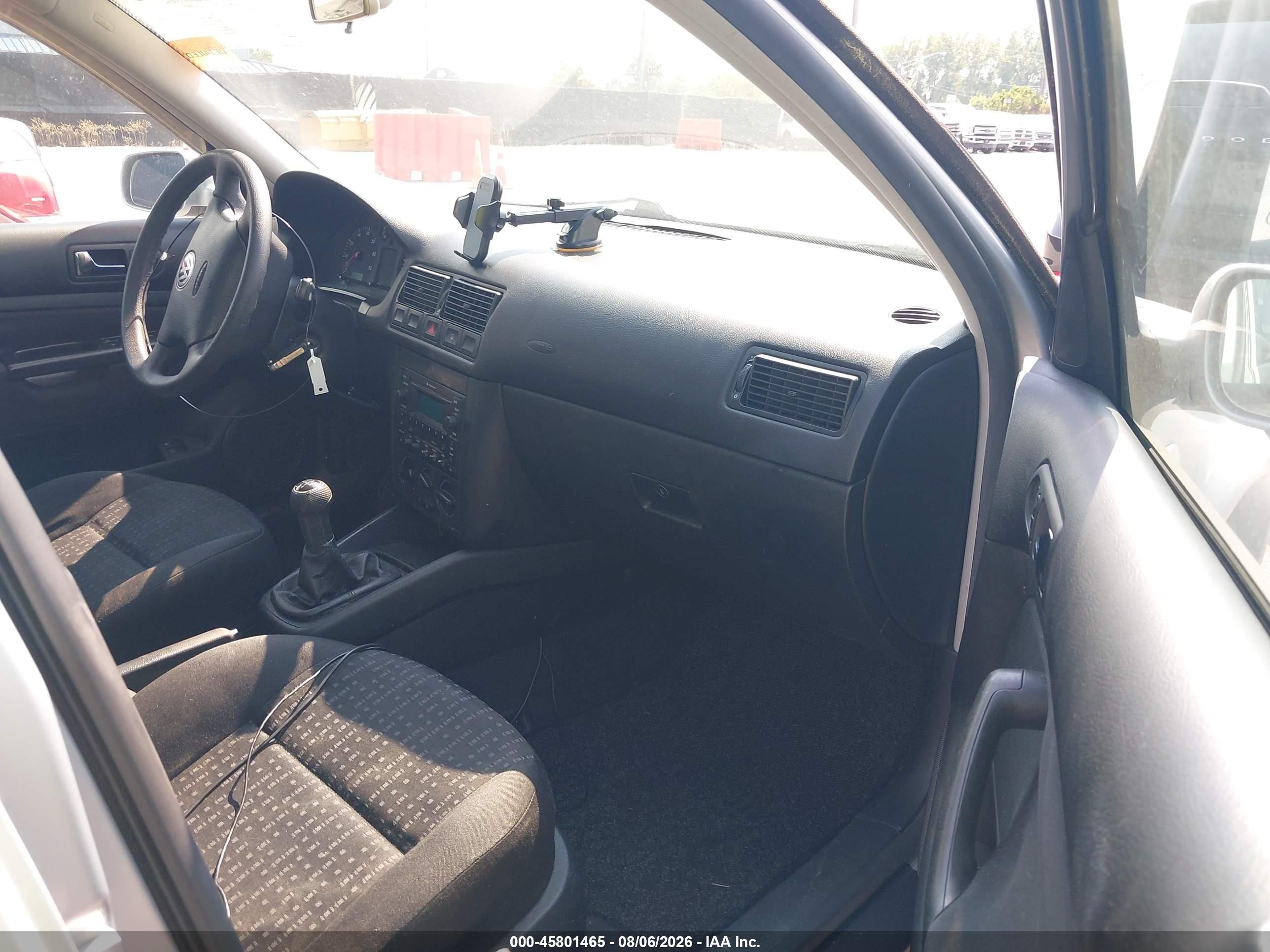 2003 Volkswagen Golf Gl 2.0l Silver vin: 9BWFK61J634045803
