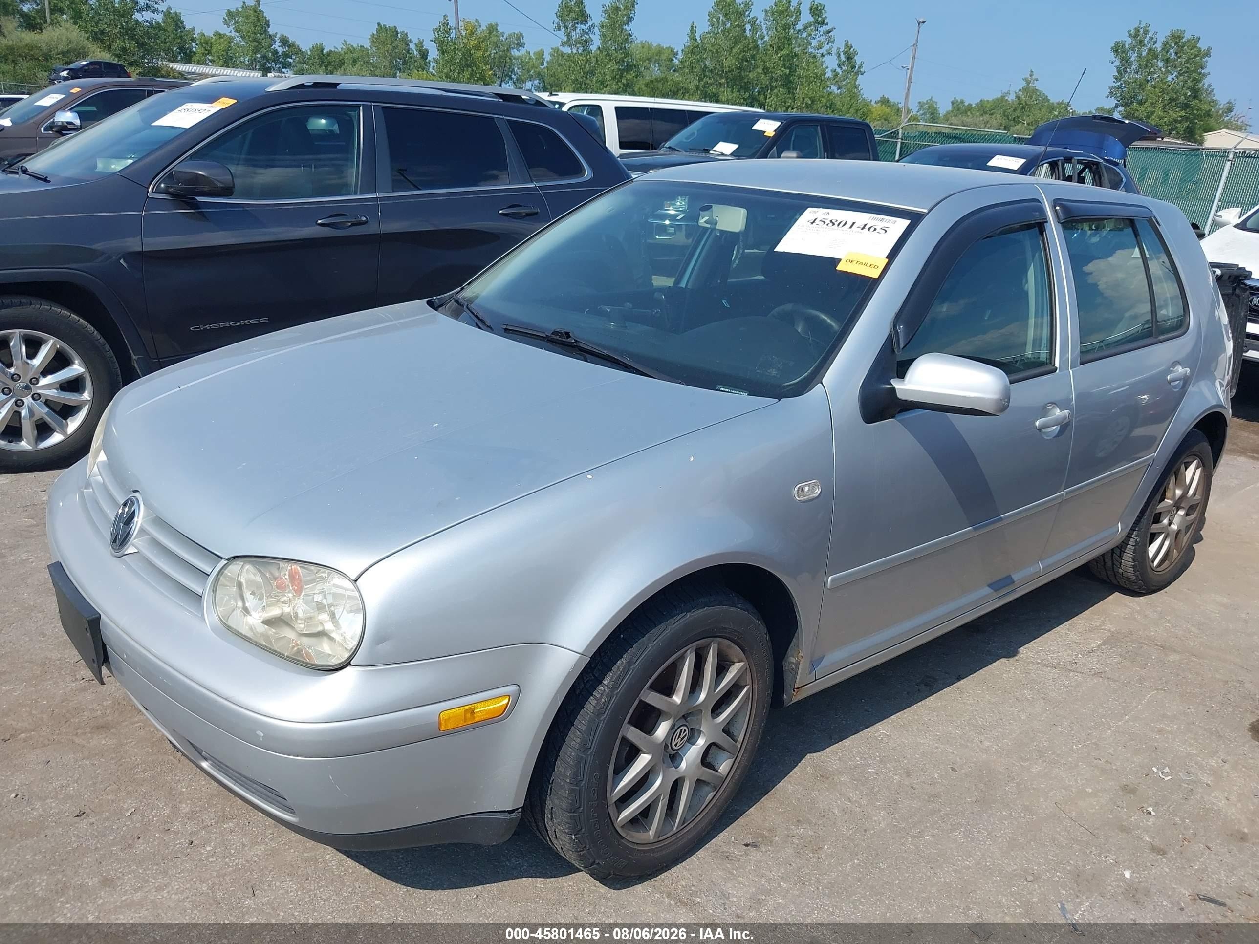 2003 Volkswagen Golf Gl 2.0l Silver vin: 9BWFK61J634045803