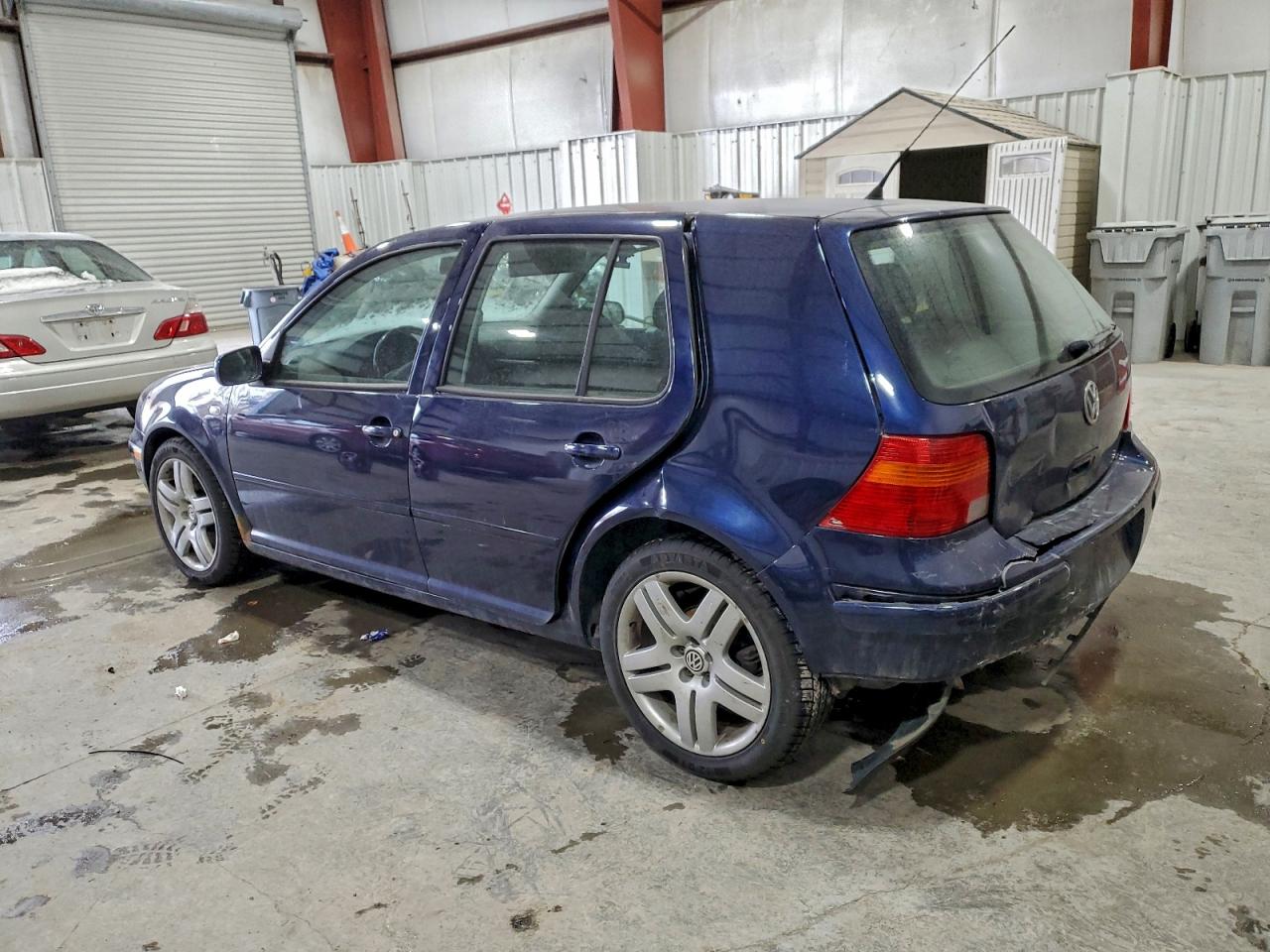 2005 Volkswagen Golf Gl Синий vin: 9BWFL61J054024431