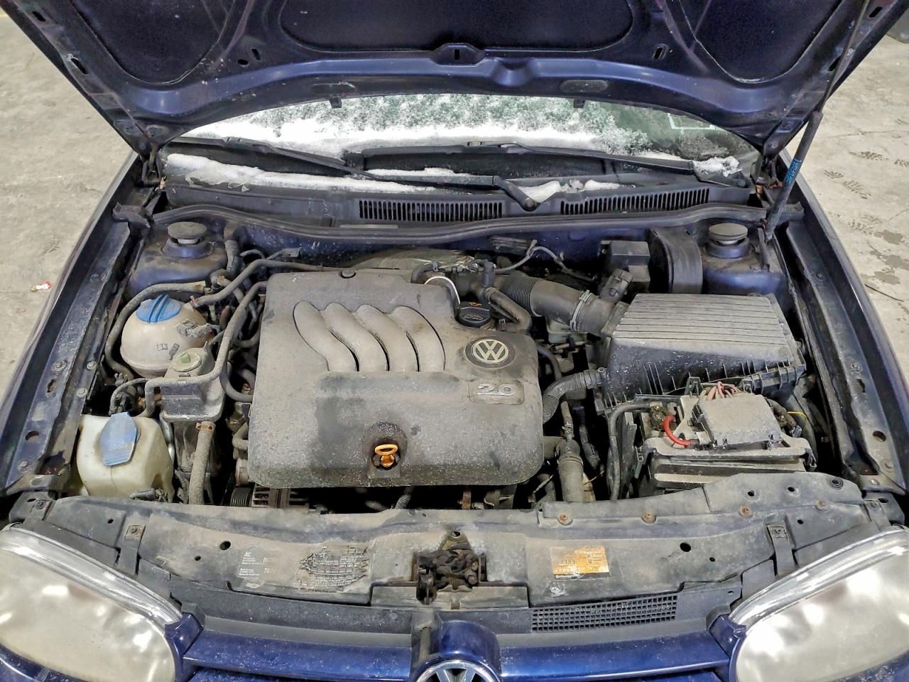 2005 Volkswagen Golf Gl Синий vin: 9BWFL61J054024431