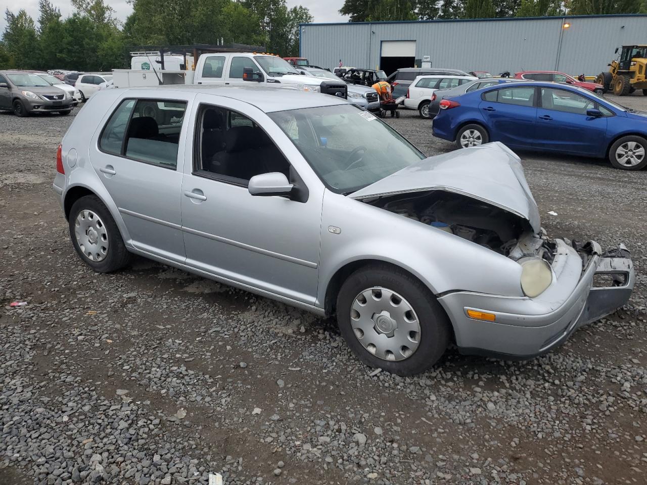 2006 Volkswagen Golf Gl Silver vin: 9BWFL61J264011911