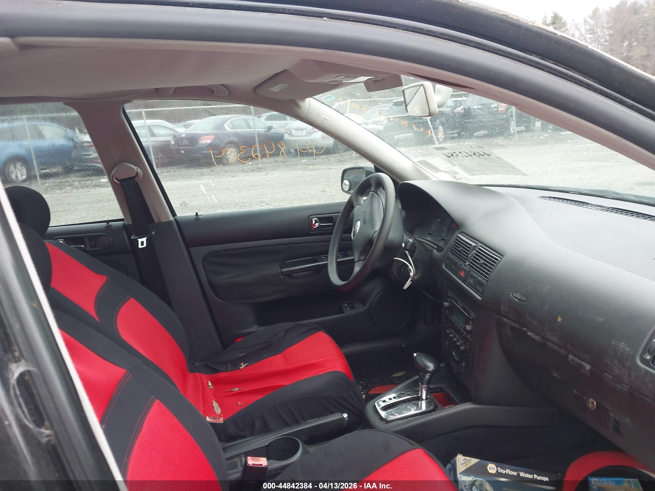 2006 Volkswagen Golf Gl 2.0l Black vin: 9BWFL61J464008475