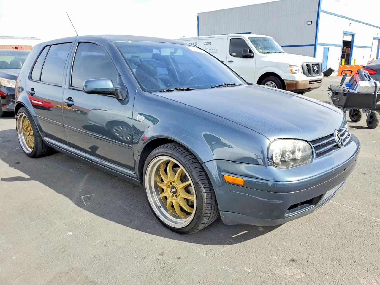 2004 Volkswagen Golf Gl Gray vin: 9BWFL61J644017238