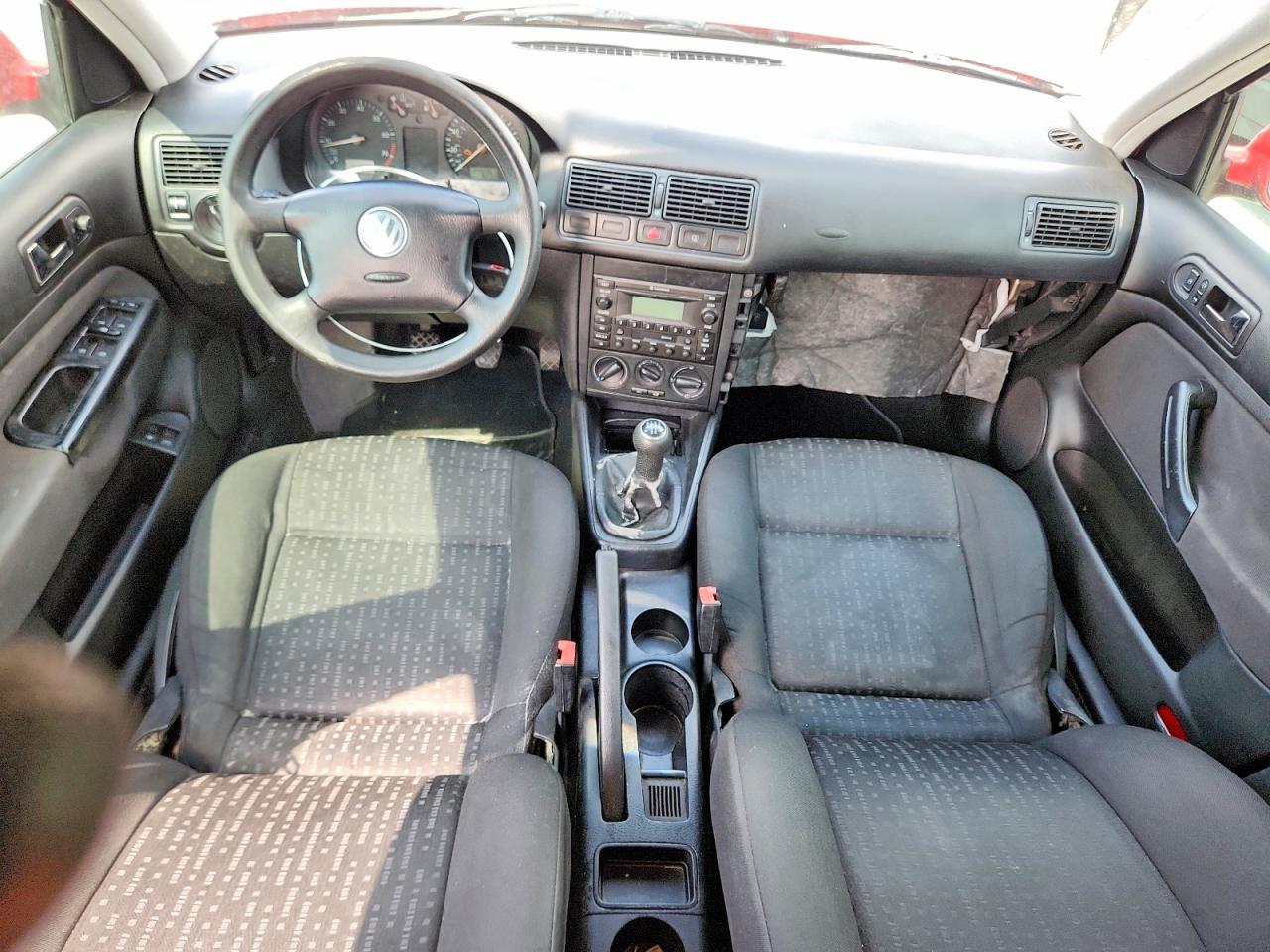 2004 Volkswagen Golf Gl Red vin: 9BWFL61J644045024