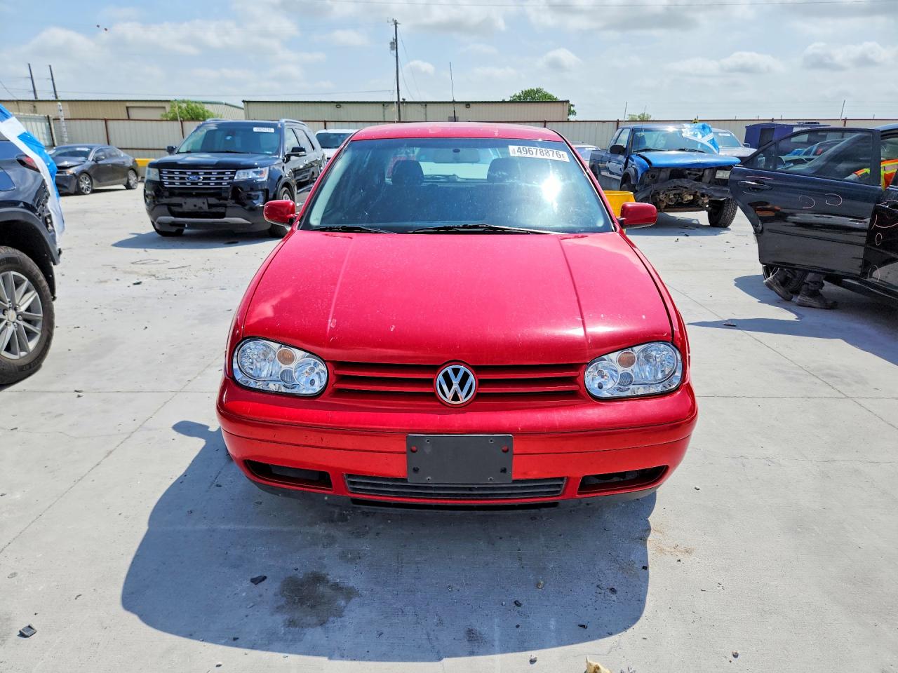 2004 Volkswagen Golf Gl Red vin: 9BWFL61J644045024