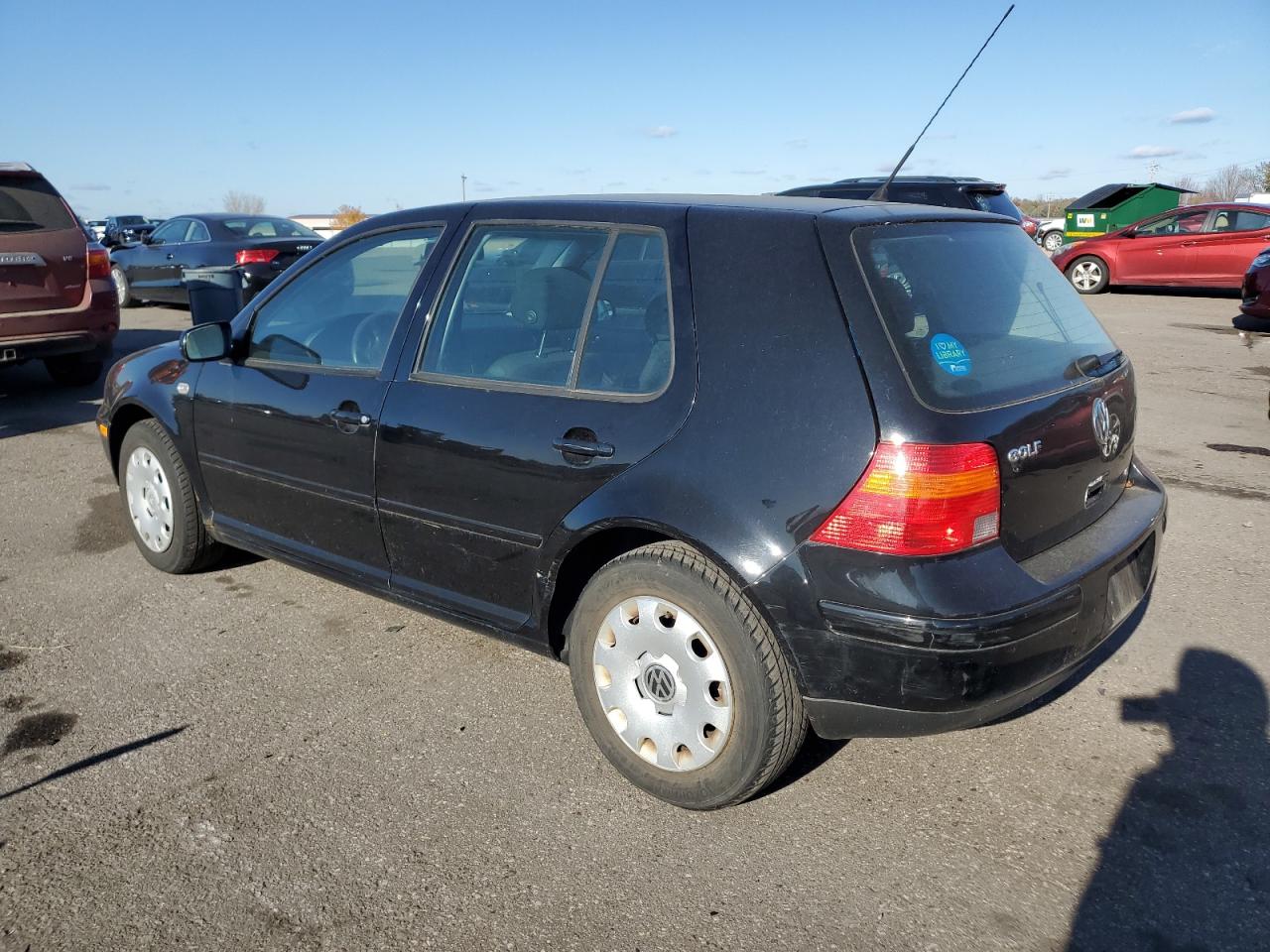 2006 Volkswagen Golf Gl Black vin: 9BWFL61J764002797