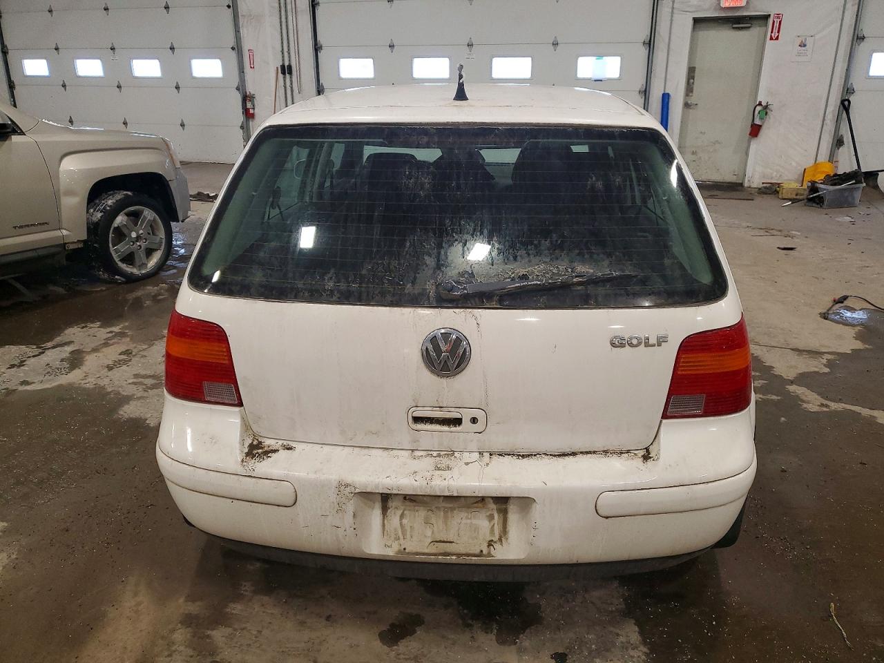 2006 Volkswagen Golf Gl White vin: 9BWFL61JX64012238
