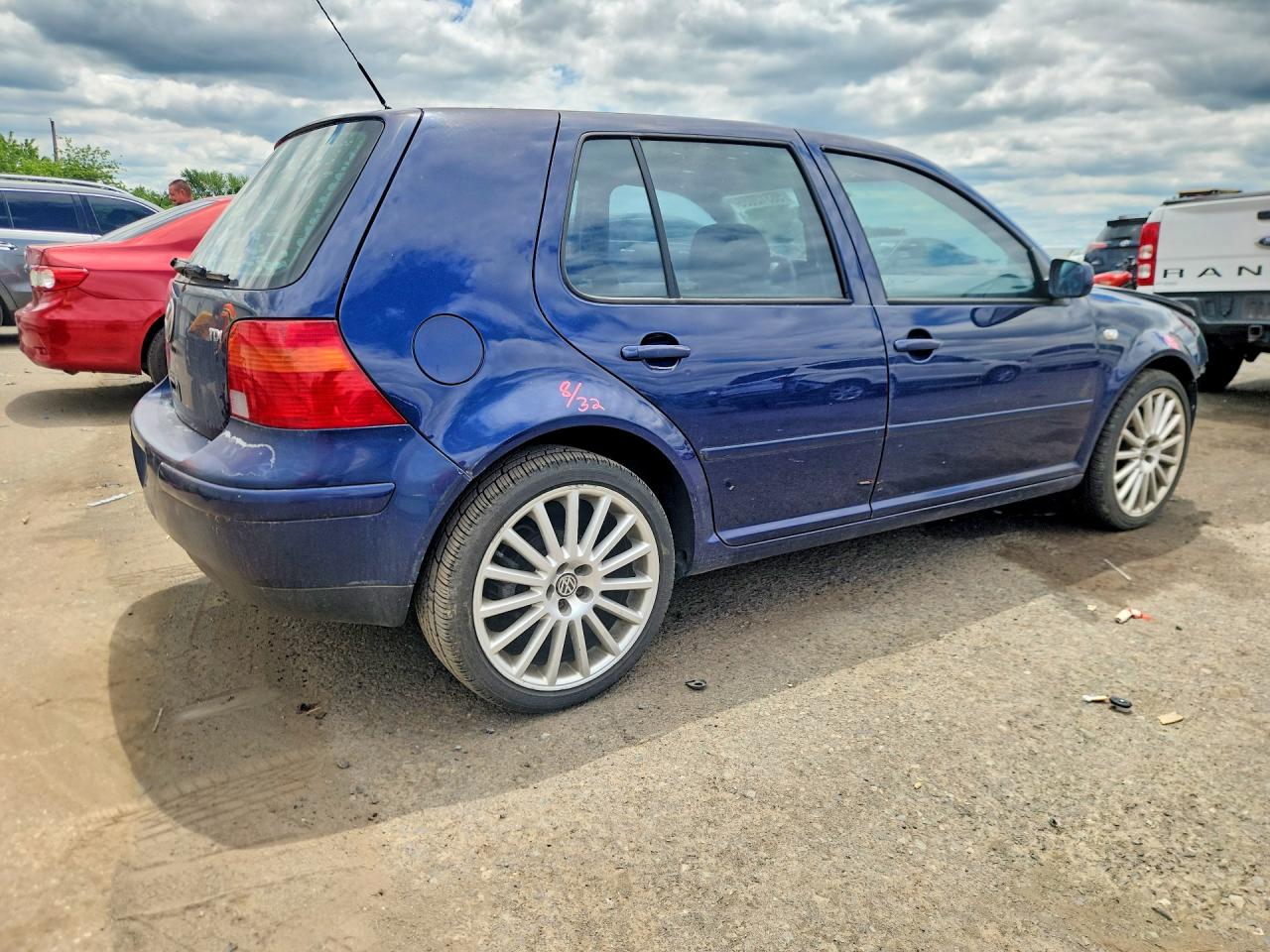 2003 Volkswagen Golf Gl Tdi Blue vin: 9BWFP61J234016946