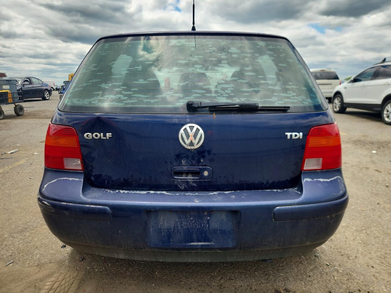 2003 Volkswagen Golf Gl Tdi Blue vin: 9BWFP61J234016946