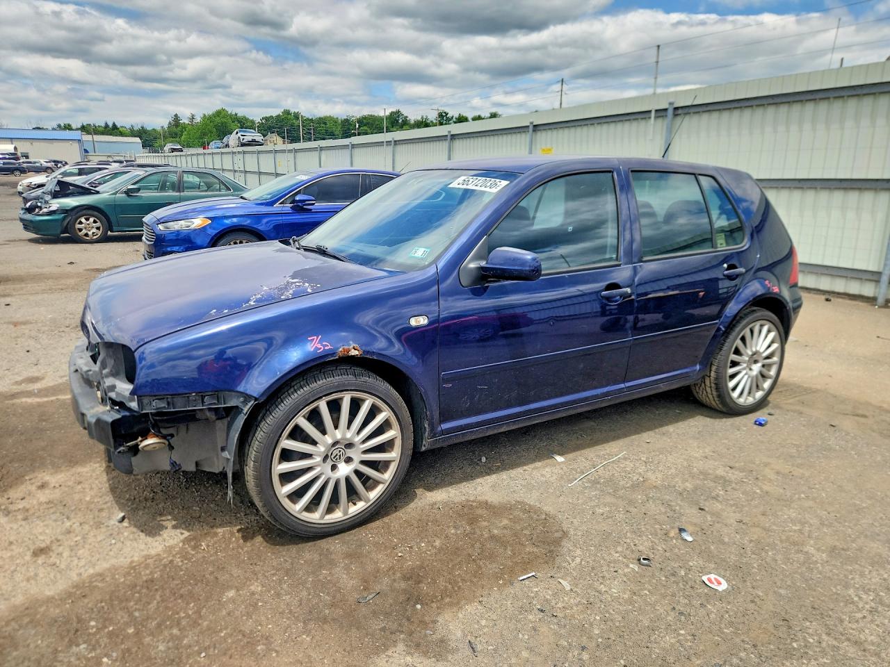 2003 Volkswagen Golf Gl Tdi Blue vin: 9BWFP61J234016946