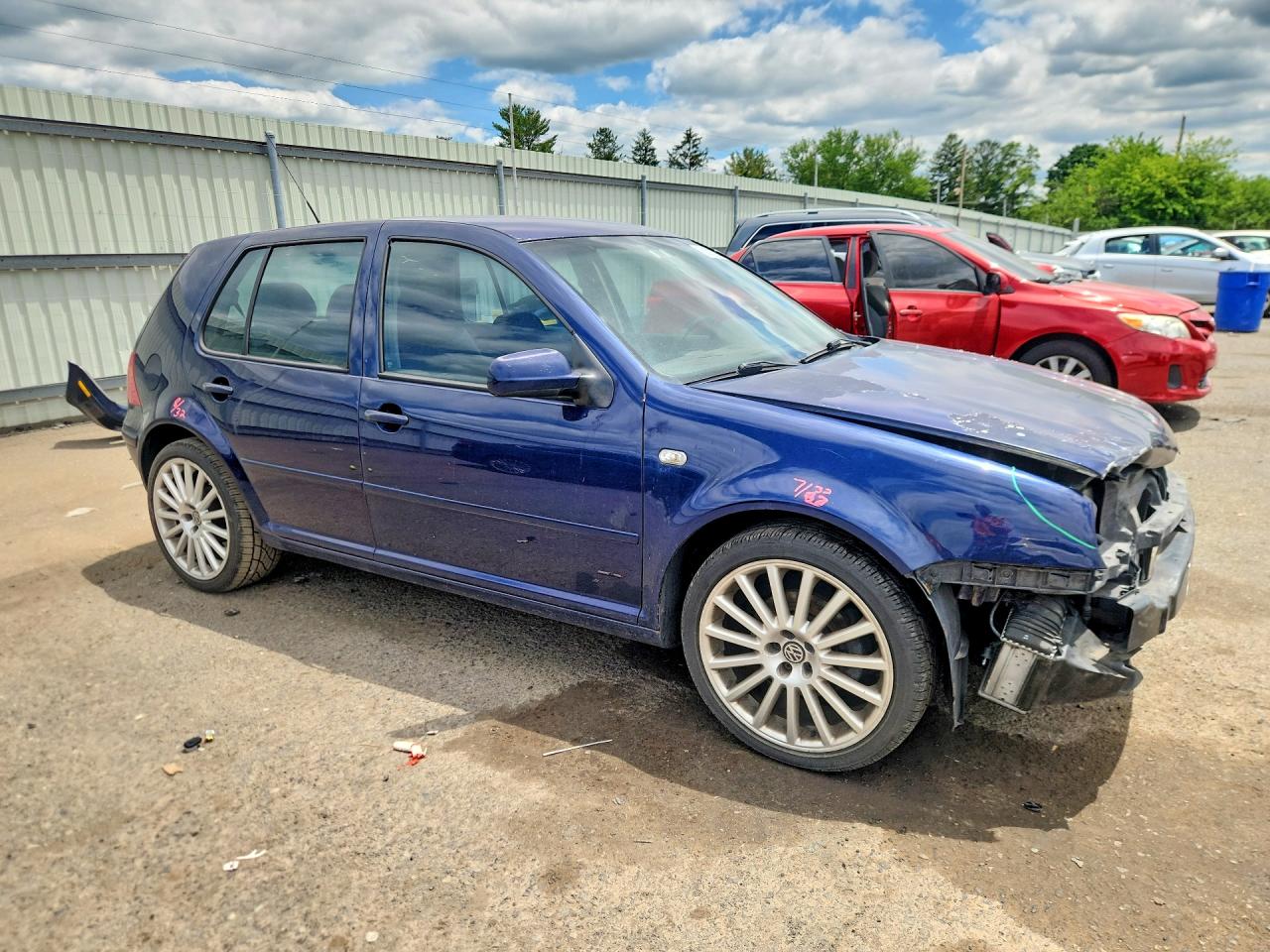 2003 Volkswagen Golf Gl Tdi Blue vin: 9BWFP61J234016946