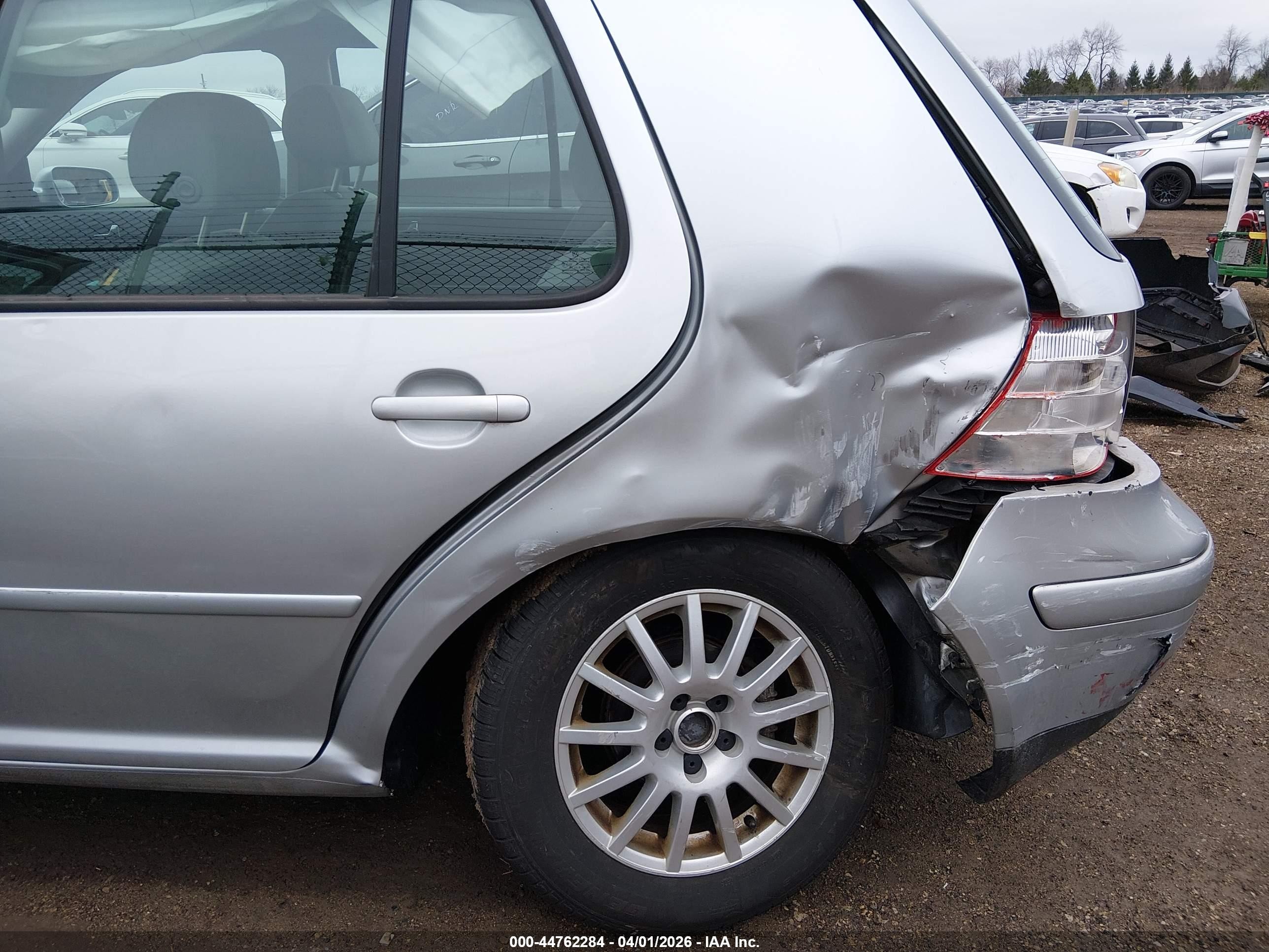 2003 Volkswagen Golf Gl Tdi Silver vin: 9BWFP61J334065461