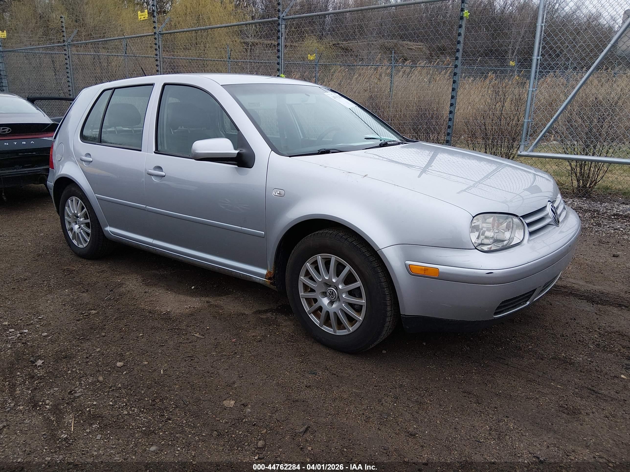 2003 Volkswagen Golf Gl Tdi Silver vin: 9BWFP61J334065461
