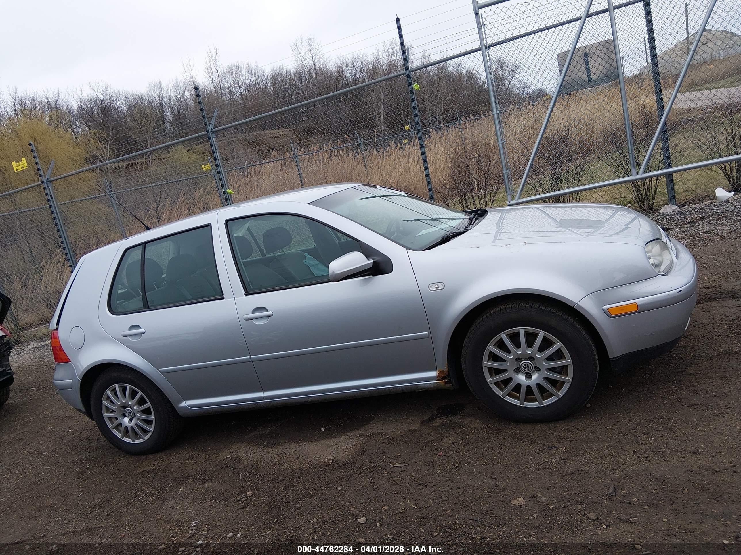 2003 Volkswagen Golf Gl Tdi Silver vin: 9BWFP61J334065461