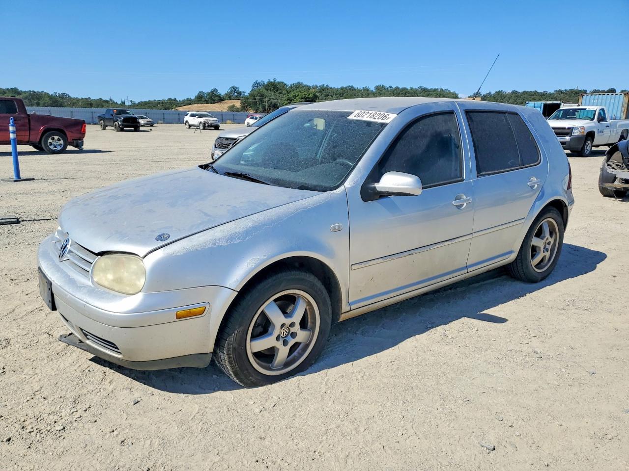 2003 Volkswagen Golf Gl Tdi Silver vin: 9BWFP61J734071778