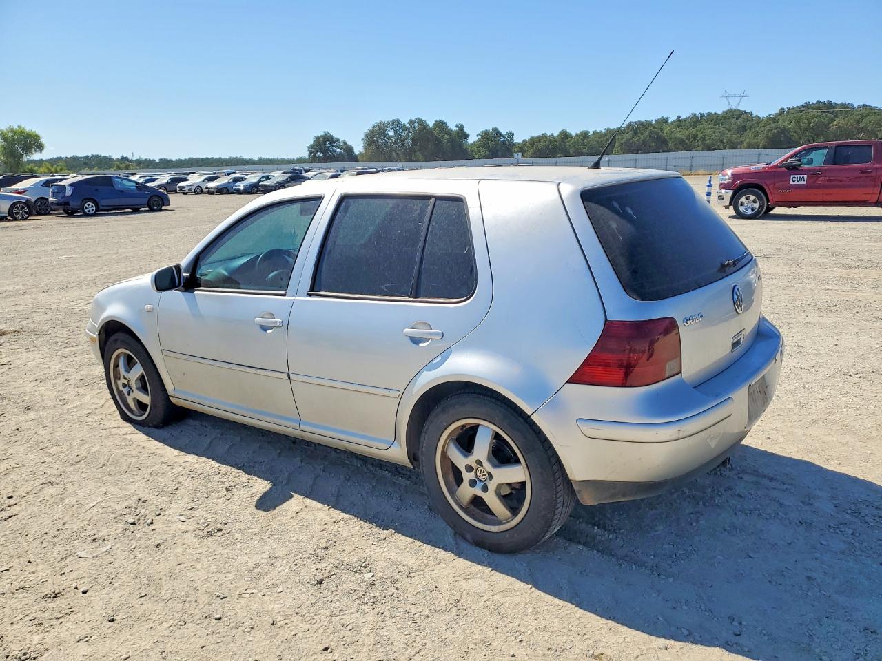 2003 Volkswagen Golf Gl Tdi Silver vin: 9BWFP61J734071778