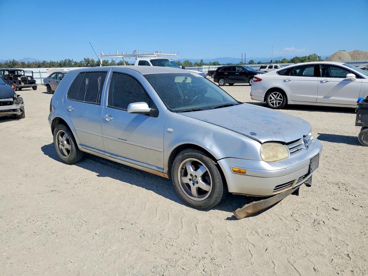 2003 Volkswagen Golf Gl Tdi Silver vin: 9BWFP61J734071778