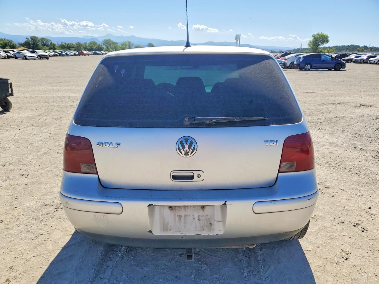 2003 Volkswagen Golf Gl Tdi Silver vin: 9BWFP61J734071778