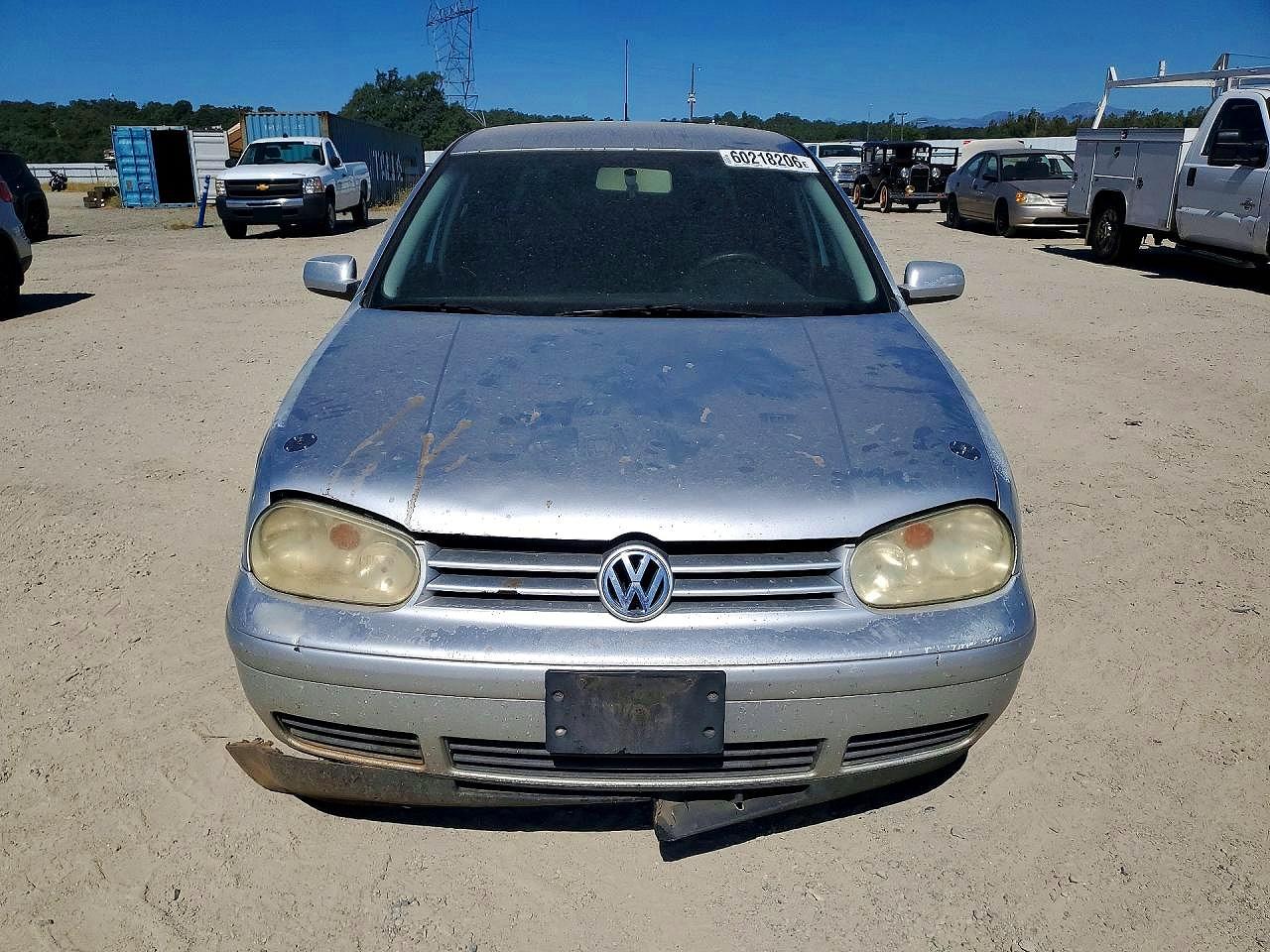 2003 Volkswagen Golf Gl Tdi Silver vin: 9BWFP61J734071778