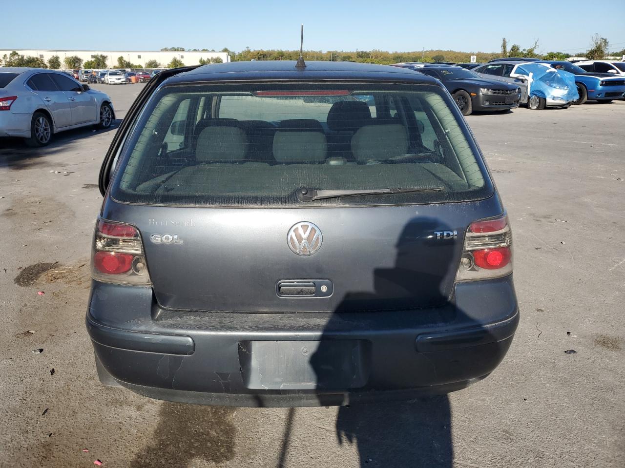 2005 Volkswagen Golf Gl Tdi Gray vin: 9BWFR61J554015755