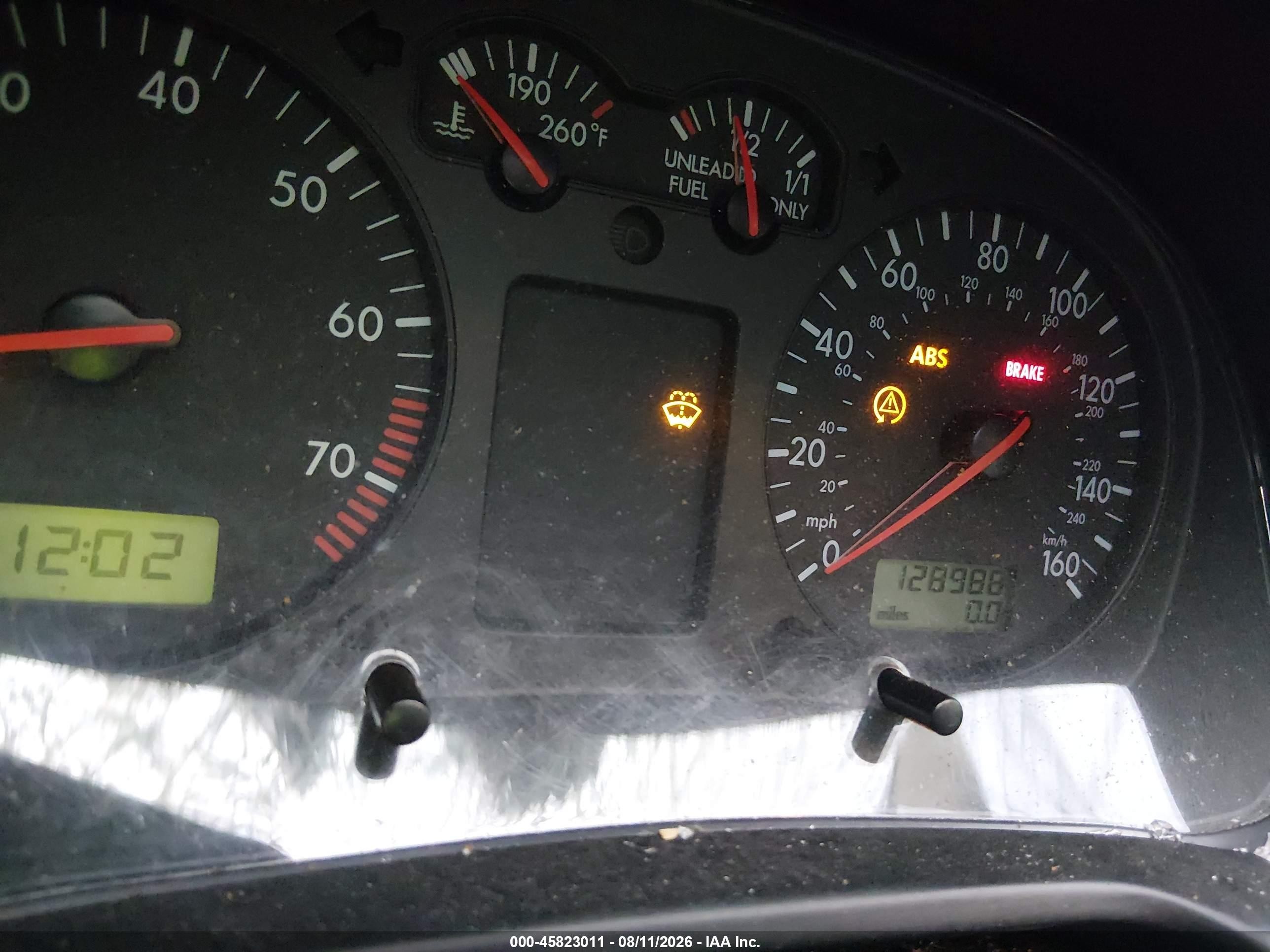 2000 Volkswagen Golf Gls 1.8l Turbo Silver vin: 9BWGH21J2Y4040696