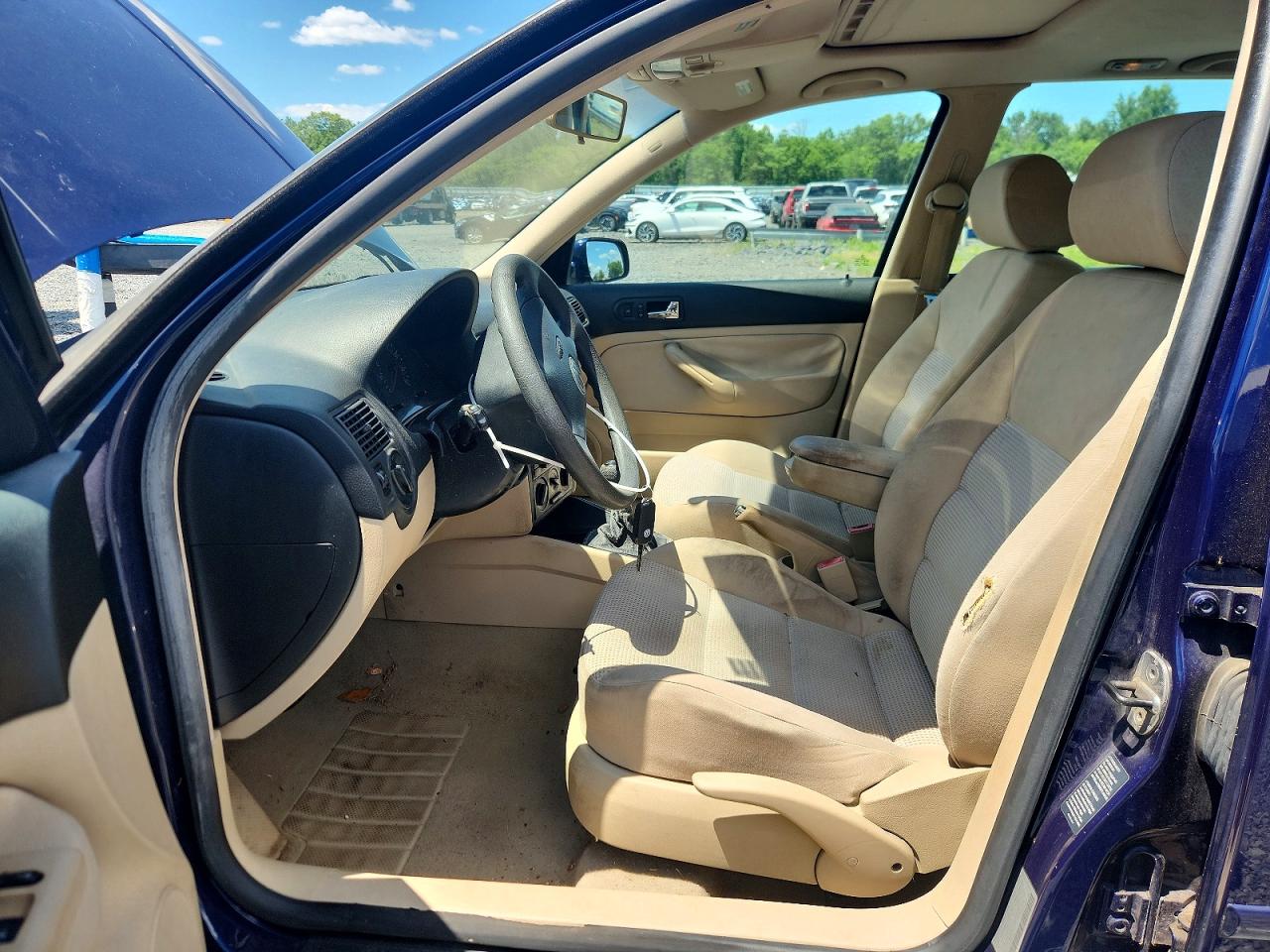 2003 Volkswagen Golf Gls Blue vin: 9BWGK61J134055482