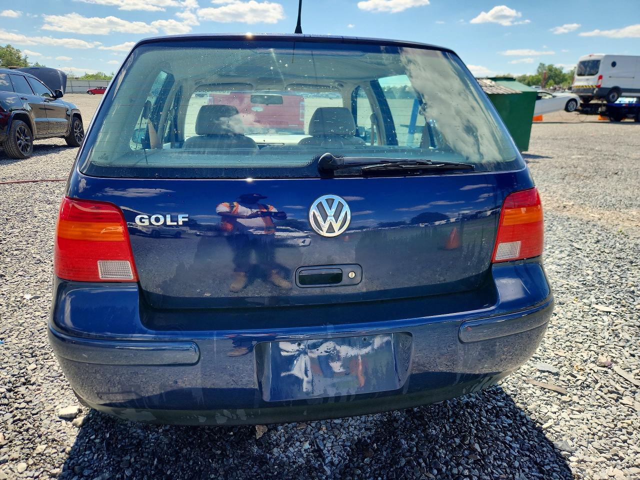 2003 Volkswagen Golf Gls Blue vin: 9BWGK61J134055482