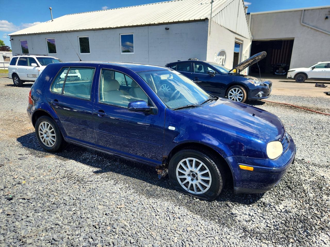 2003 Volkswagen Golf Gls Blue vin: 9BWGK61J134055482