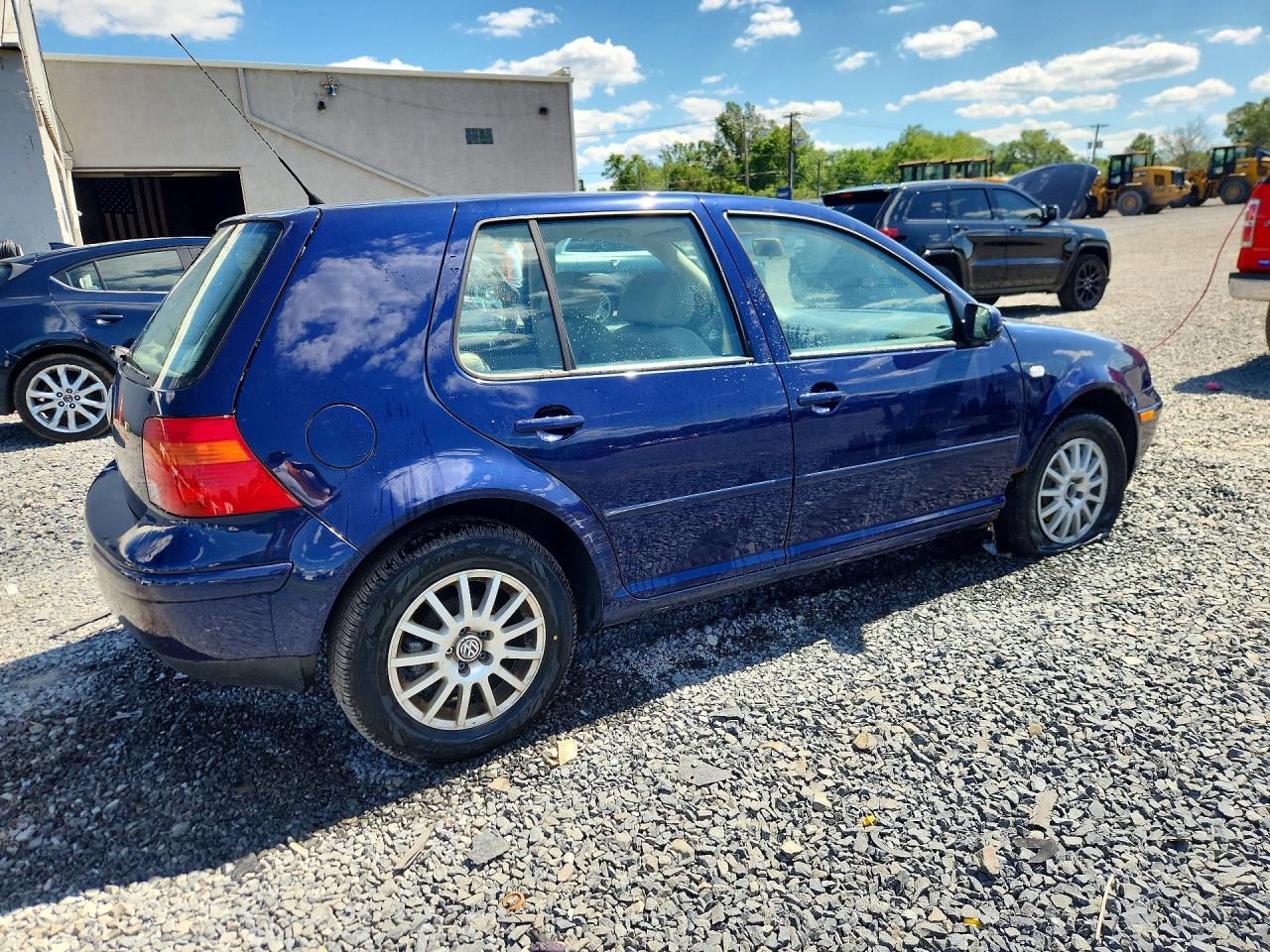 2003 Volkswagen Golf Gls Blue vin: 9BWGK61J134055482