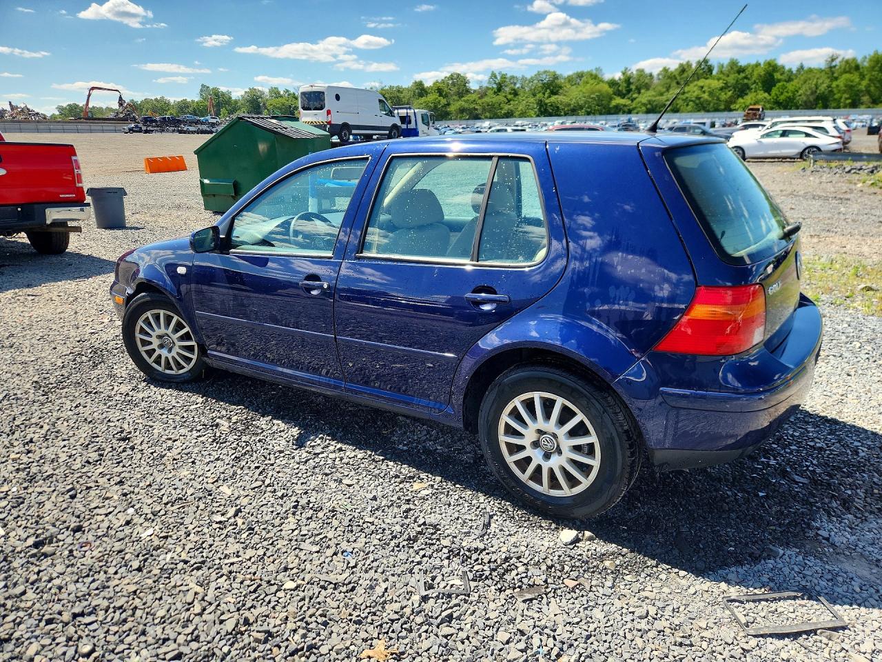 2003 Volkswagen Golf Gls Blue vin: 9BWGK61J134055482