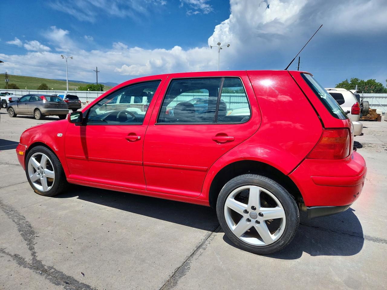 2003 Volkswagen Golf Gls Red vin: 9BWGK61J334003089