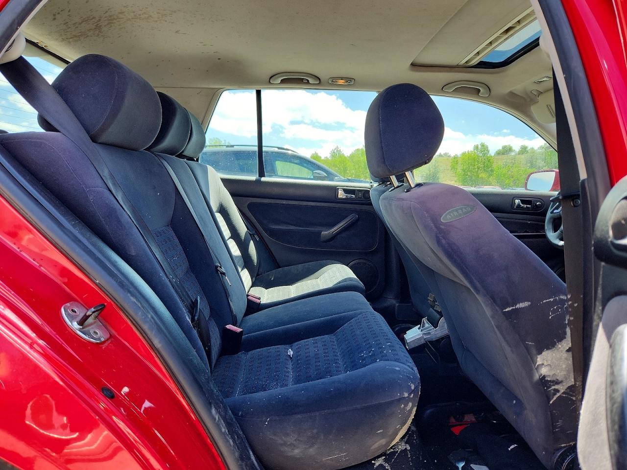 2003 Volkswagen Golf Gls Red vin: 9BWGK61J334003089
