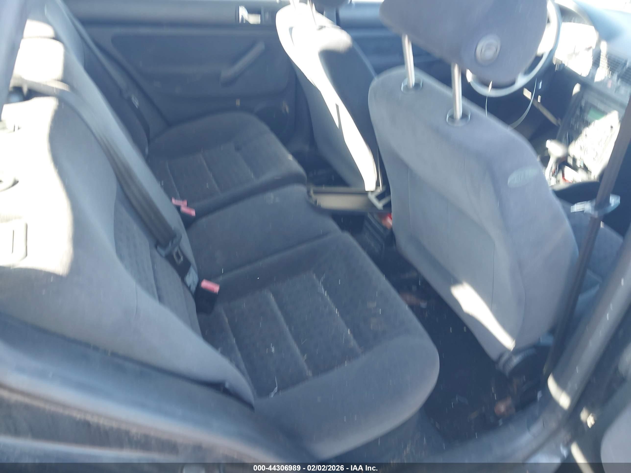 2003 Volkswagen Golf Gls 2.0l Black vin: 9BWGK61J534048826