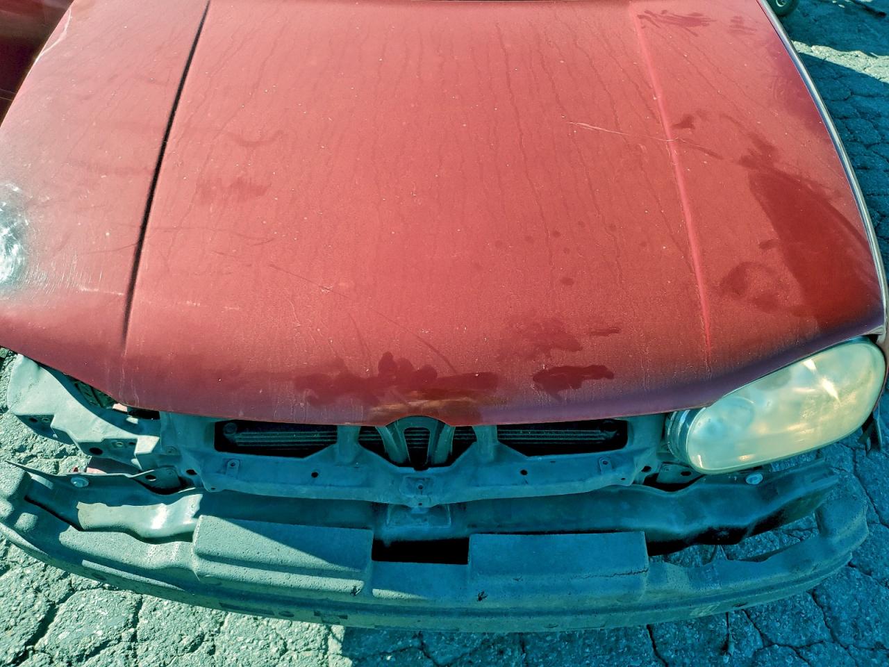 2003 Volkswagen Golf Gls Red vin: 9BWGK61J834012032