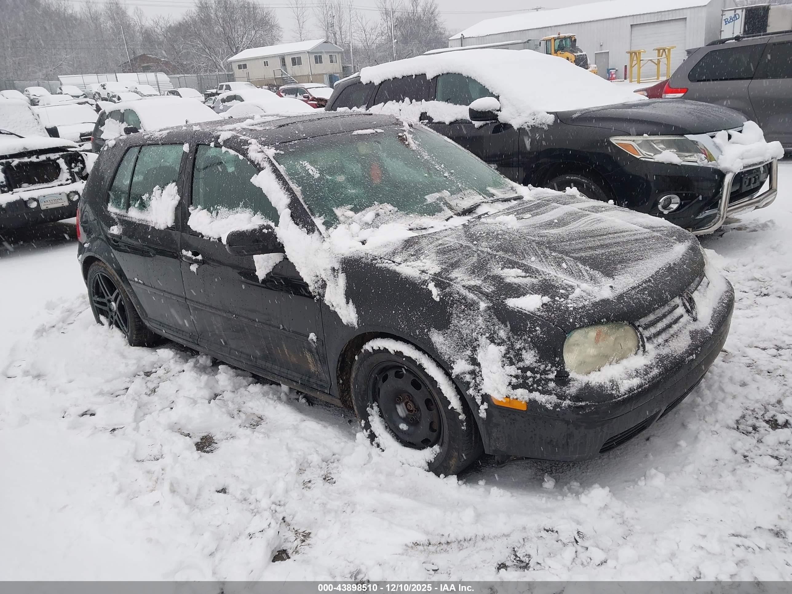 2003 Volkswagen Golf Gls 2.0l Black vin: 9BWGK61J934079593