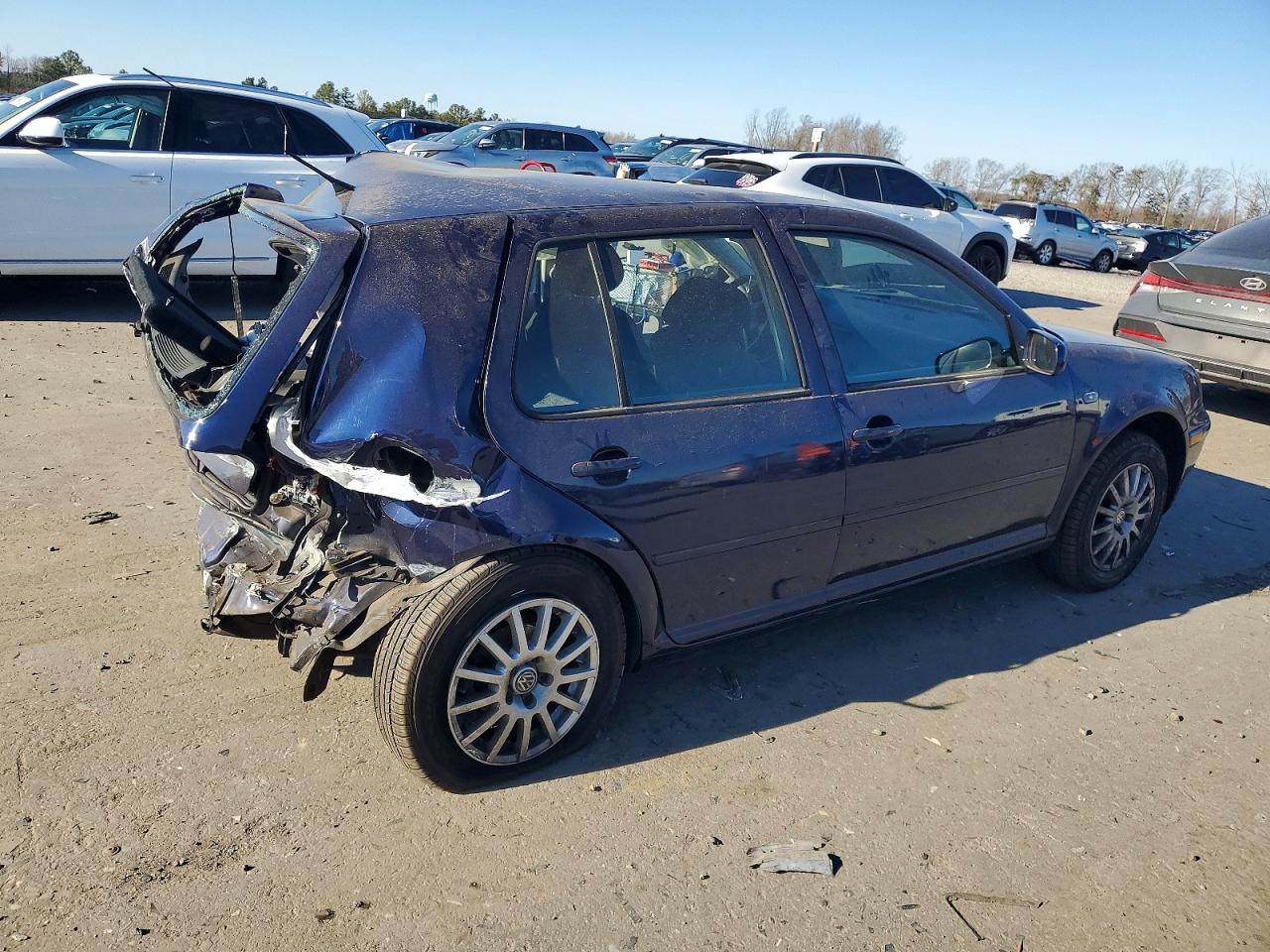 2003 Volkswagen Golf Gls Blue vin: 9BWGK61JX34026420