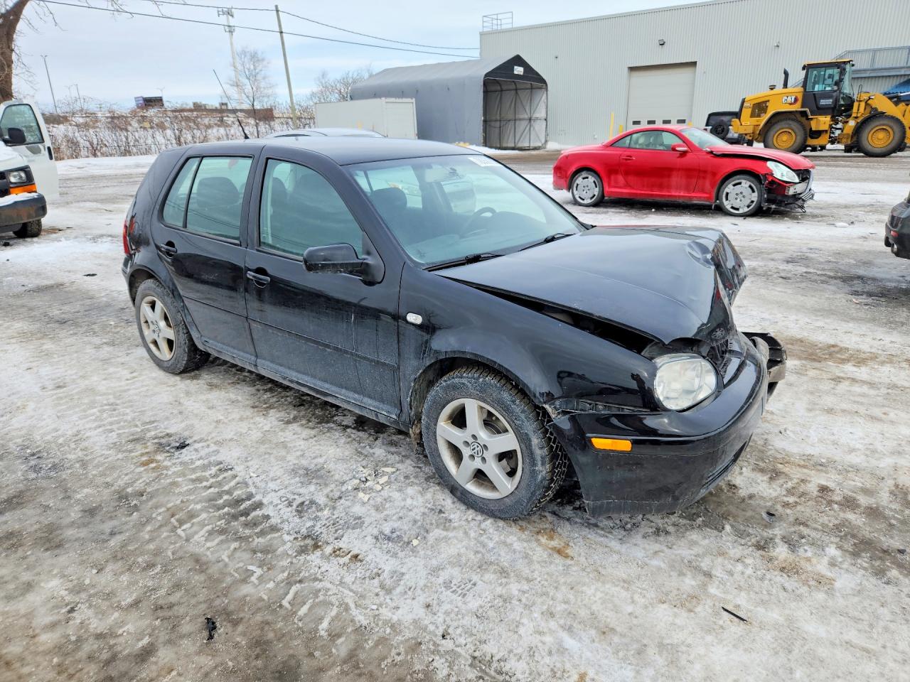 2004 Volkswagen Golf Gls Black vin: 9BWGL21J044039362