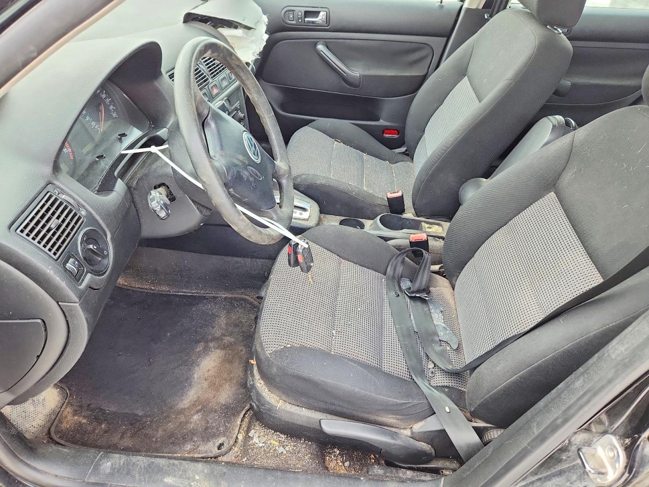 2004 Volkswagen Golf Gls Black vin: 9BWGL21J044039362