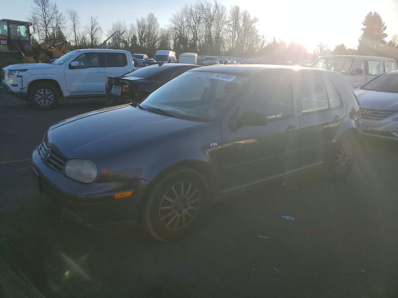 2004 Volkswagen Golf Gls Blue vin: 9BWGL61J044004358