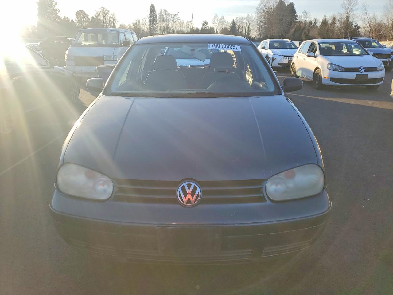 2004 Volkswagen Golf Gls Blue vin: 9BWGL61J044004358