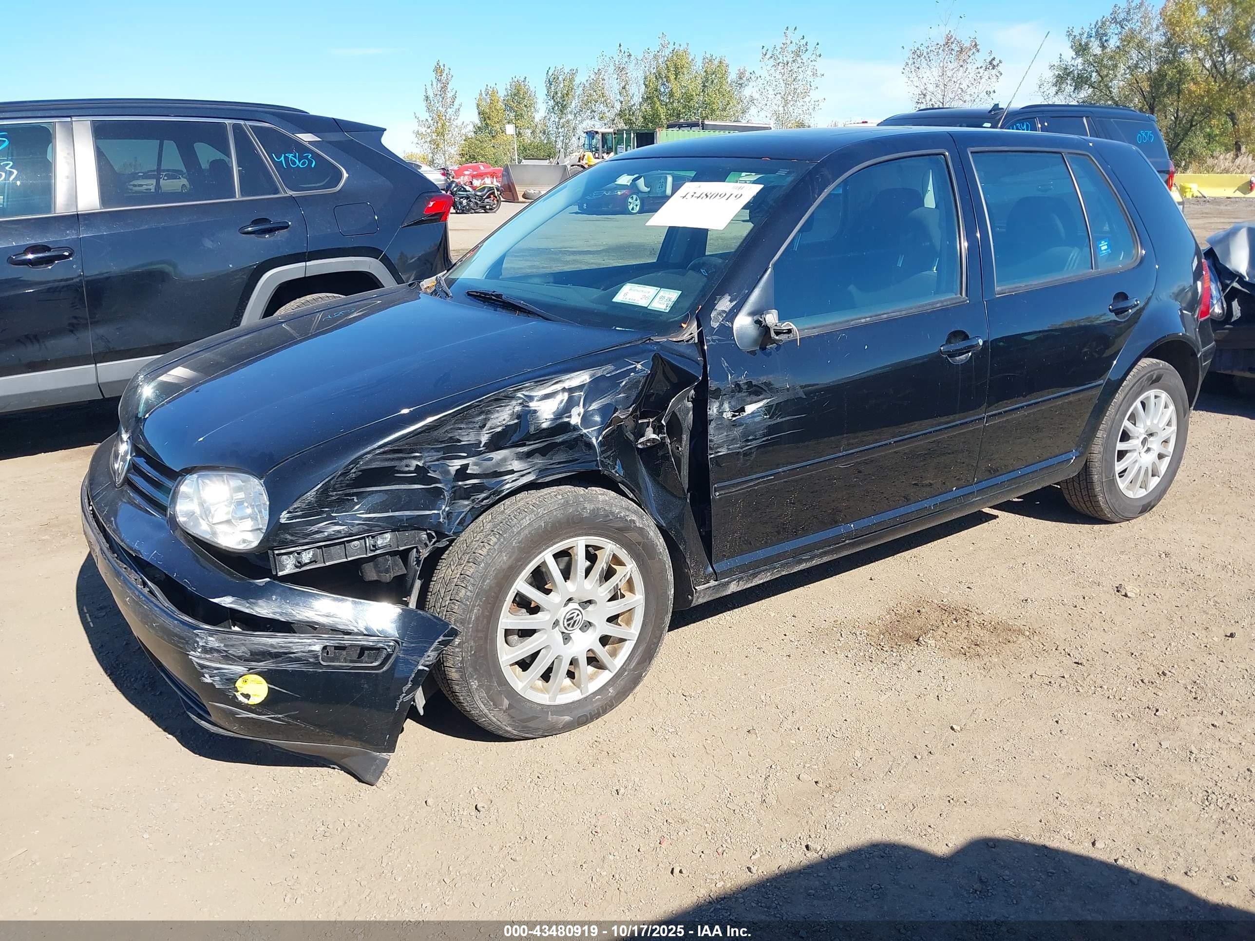 2004 Volkswagen Golf Gls 2.0l Черный vin: 9BWGL61J044005154