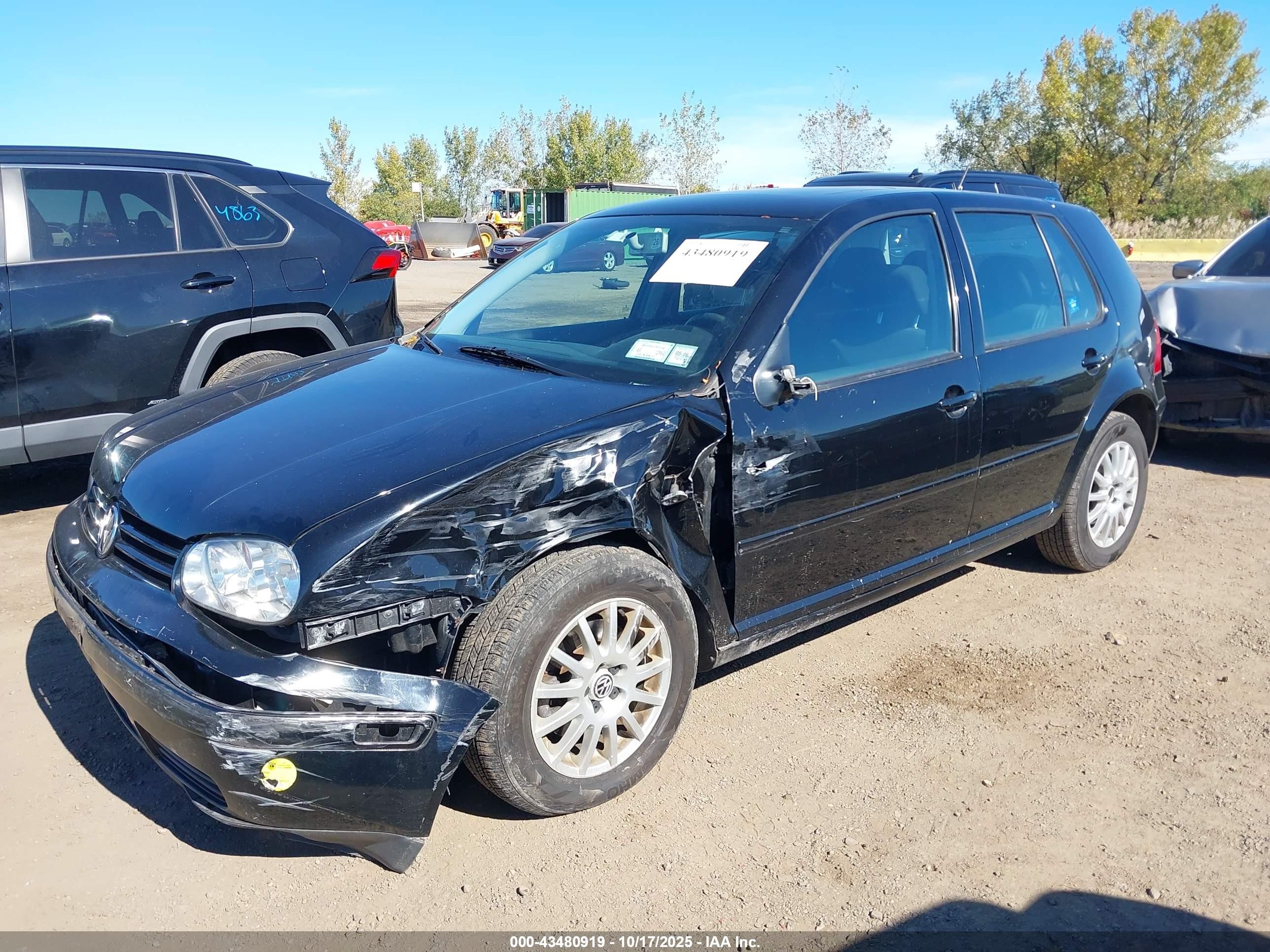 2004 Volkswagen Golf Gls 2.0l Черный vin: 9BWGL61J044005154